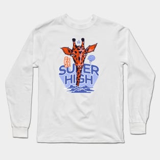 Super High Giraffe Long Sleeve T-Shirt